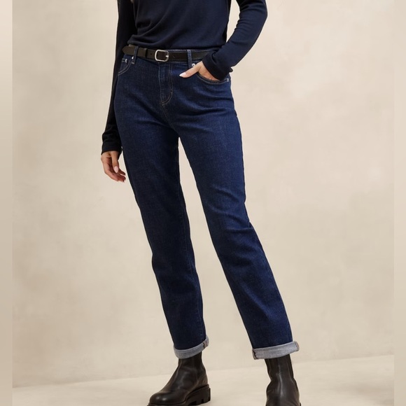 Banana Republic NWOT Washwell Girlfriend Jean Denim‎ size 27/4 - Picture 1 of 12